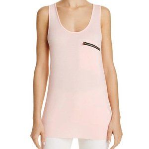 NWT POL WOVEN ZIPPER TANK TOP- medium